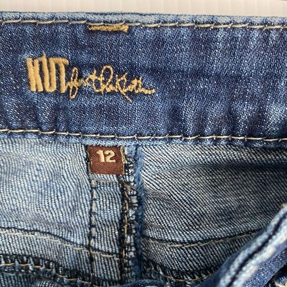 Kut From The Kloth Natalie High Rise Blue Jeans Womens Size 12 Boot Cut Stretch - Picture 3 of 16